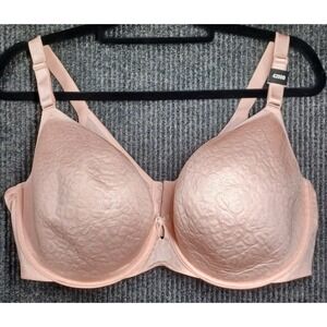 Torrid T-Shirt Bra 42DDD Pink New 360 Back Smoothing Lightly Lined Underwire NEW